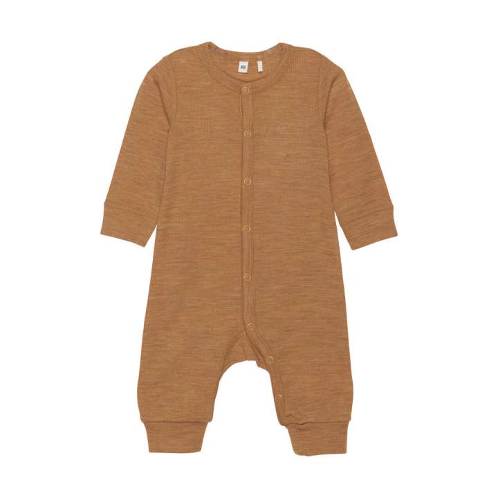 Priser på Uld jumpsuit - solid - Chipmunk Melange - 60