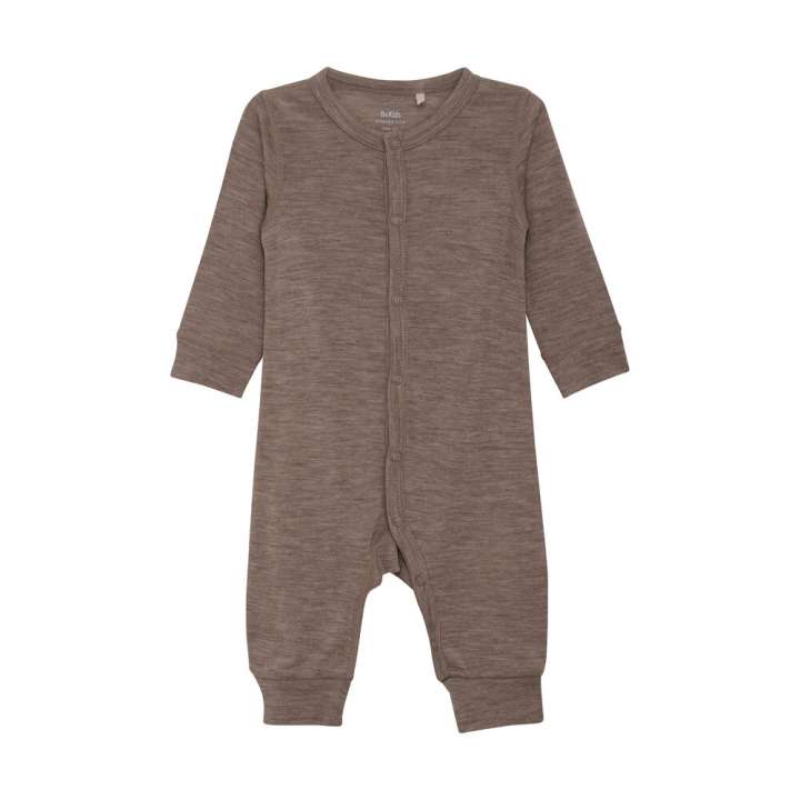 Priser på Uld jumpsuit - solid - Leafless Tree Melange - 80