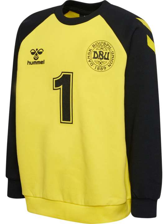 Priser på DBU gameday sweatshirt langærmet - BLAZING YELLOW - 104