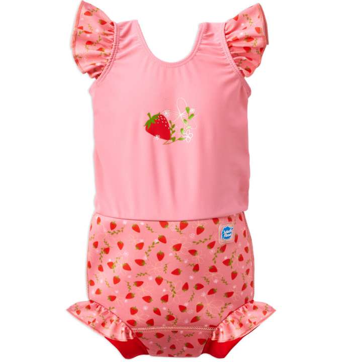 Priser på Happy nappy costume - Strawberry field - 12-24 MDR.