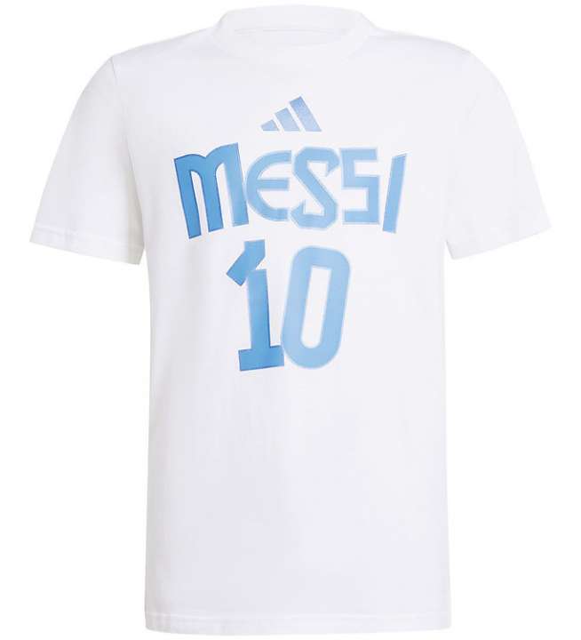 Priser på adidas Performance T-shirt - Y Messi N&N G T - Hvid m. Print