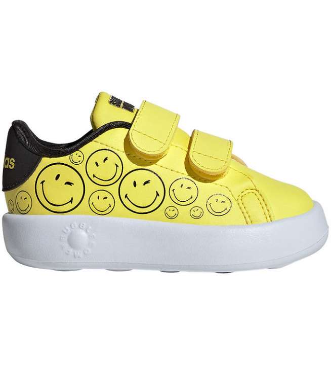 Priser på adidas Performance Sko - Advantage Smiley CF - Byellow/Cblack/Ft