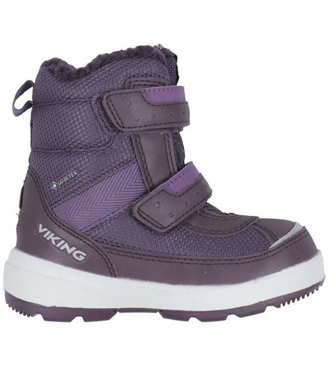 Priser på Viking Vinterstøvle - Tex - Play Reflex Warm GTX 2V - Grape/Purp