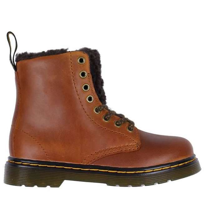 Priser på Dr. Martens Vinterstøvler - 1460 Serena J - Light Brown