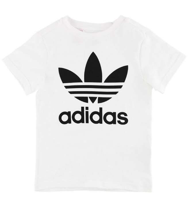 Priser på adidas Originals T-shirt - Trefoil - Hvid