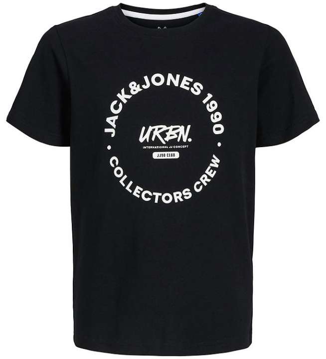 Priser på Jack & JOnes T-shirt - JjSimon - Black/BIG