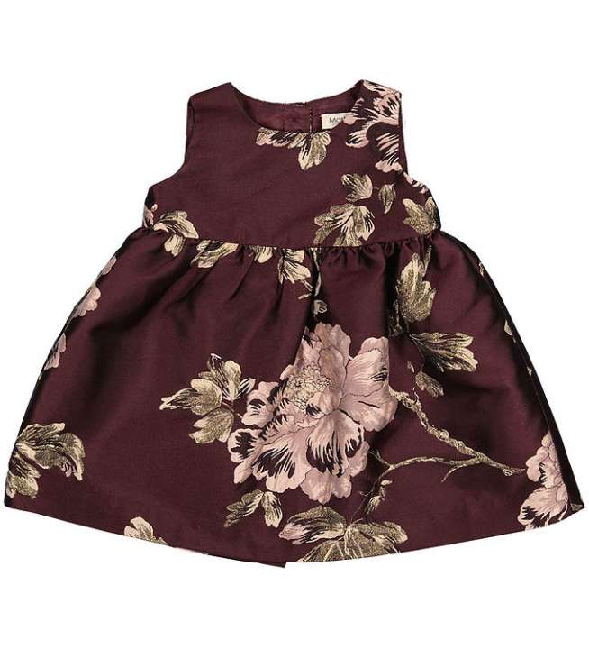 Priser på MarMar Kjole - Daelyna - Deep Mulberry Jacquard