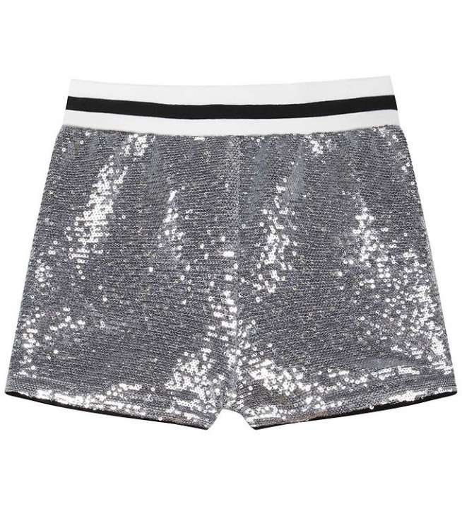 Priser på Zadig & Voltaire Shorts - Sølv m. Pailletter