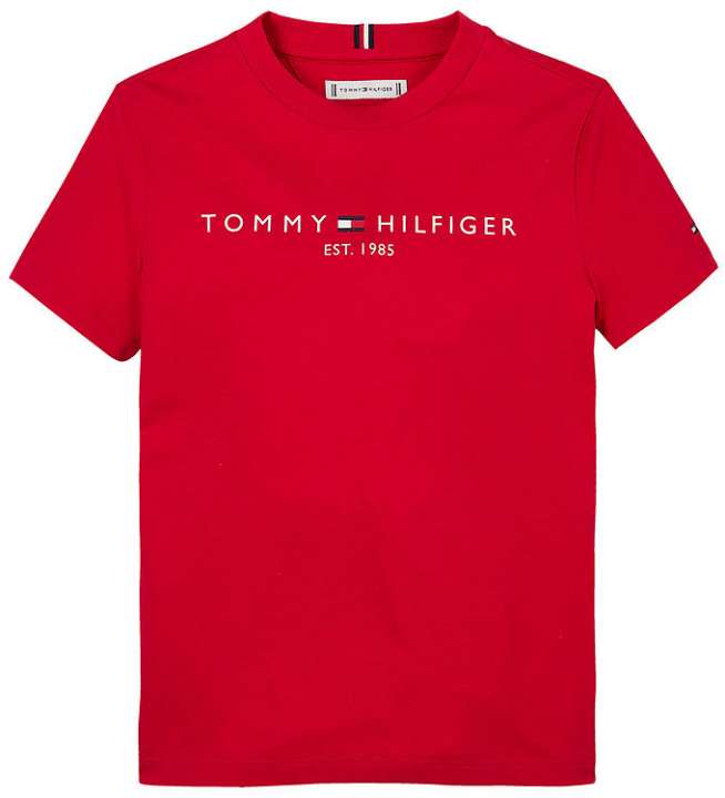 Priser på Tommy Hilfiger T-shirt - Corp Logo - Primary Red