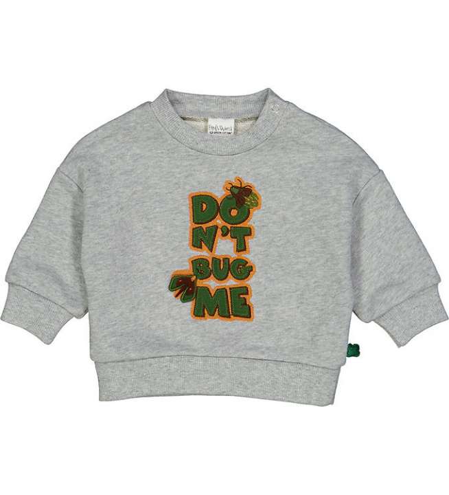 Priser på Freds World Sweatshirt - Dont Bug Me - Pale Greymarl